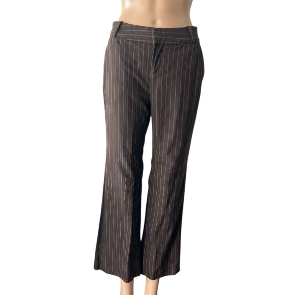 Banana Republic Wool Pin Striped Dress Pants